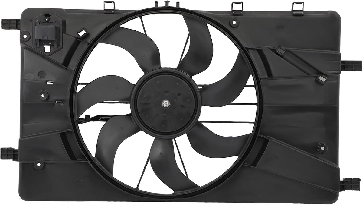 Radiator Cooling Fan Compatible with 2012 Buick Verano & 2011–2016 Chevrolet Cruze - KUDUPARTS