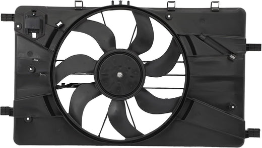Radiator Cooling Fan Compatible with 2012 Buick Verano & 2011–2016 Chevrolet Cruze - KUDUPARTS