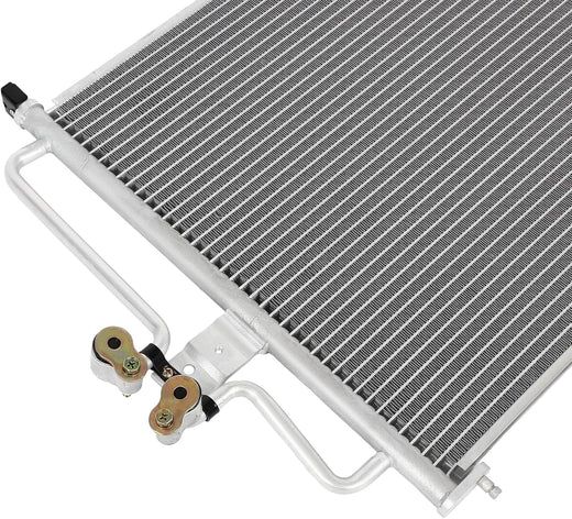 AC Condenser Compatible with 2005-2007 Ford Escape, 2005-2007 Mercury Mariner, 2005-2006 Mazda Tribute – Radiator Cooling Fan Assembly, Replacement 3298 - KUDUPARTS