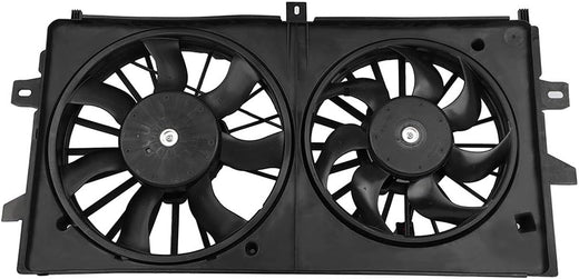 Radiator Cooling Fan Assembly Compatible with 2005-2008 Buick LaCrosse & 2006-2011 Chevrolet Impala – Replaces 621420, 674-00240, GM3115187, 620974, 620973, 621430, 76028, 76022, 1580591 - KUDUPARTS