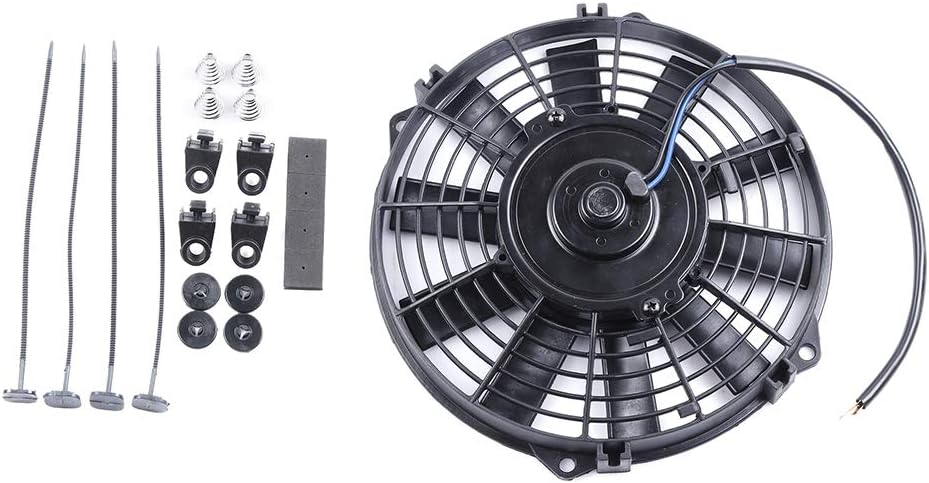 Universal A/C Condenser Compatible with Kia Amanti (2004-2006), Borrego (2009-2011), Cadenza (2014-2018) – Cooling Fan Assembly - KUDUPARTS