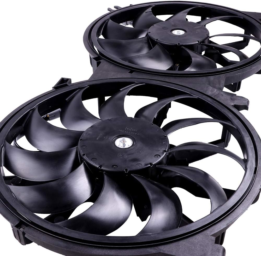 Radiator Cooling Fan Assembly Compatible with 2007-2016 Nissan Altima & 2016 Nissan Maxima – Replaces 620-453, 621660, FA70435, 214813NT0A, 214813TB0A, 214813TB0B, 21481JA000, 21481JA100, 214 - KUDUPARTS