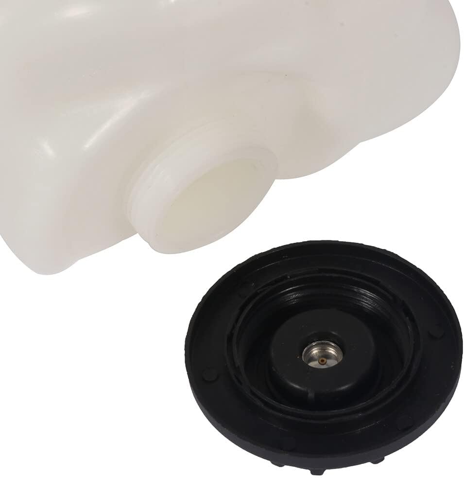 Coolant Radiator Reservoir Tank 21030881, 603-121 - Coolant Overflow Expansion Bottle with Cap and Sensor for Saturn - KUDUPARTS