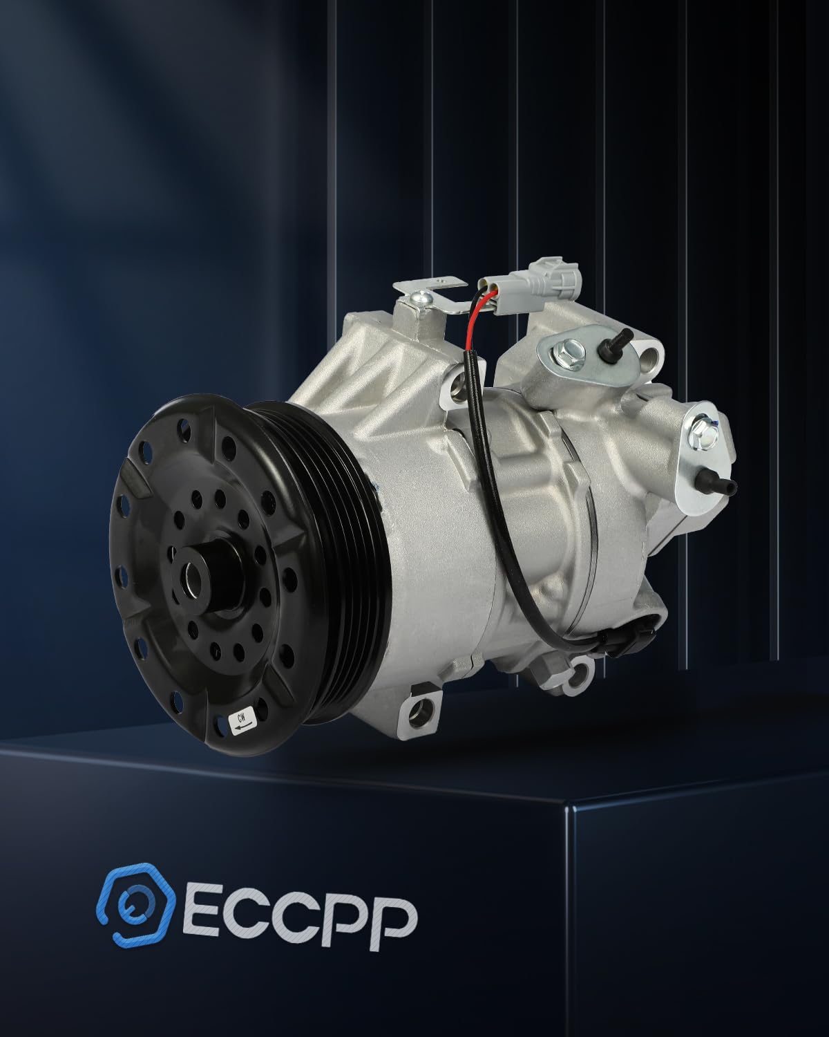 AC Compressor Fast Cooling – Compatible with Scion xA xB 2004-2006, 4 Grooves, 5SE09C - KUDUPARTS