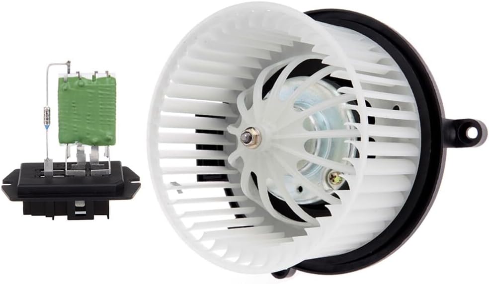 Heater Blower Motor & HVAC Resistor Module Compatible with 2001-2007 Chrysler Town & Country, 2001-2007 Dodge Caravan, 2001-2008 Dodge Grand Caravan - KUDUPARTS