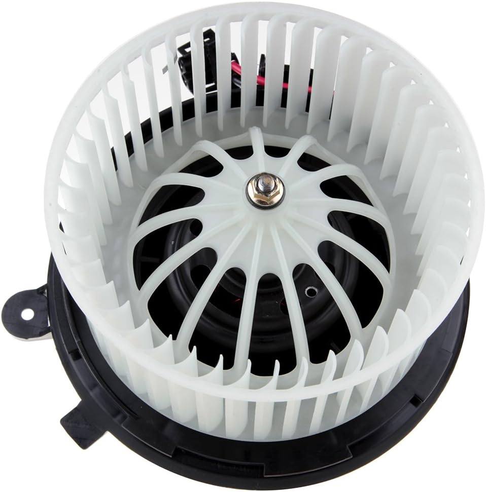 HVAC AC Heater Blower Motor with Fan Cage, Front – Compatible with 2011 Mercedes-Benz C180, 2010–2011 C200, 2008–2009 C230 - KUDUPARTS