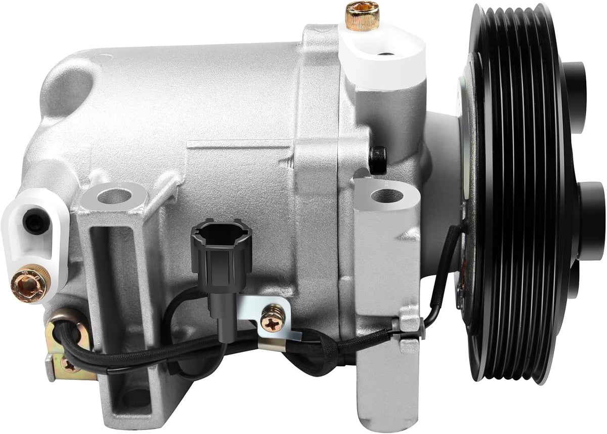 AC Compressor with Clutch, 2000-2006 Nissan Sentra 1.8L 2.0L – Fast Cooling Replacement - KUDUPARTS