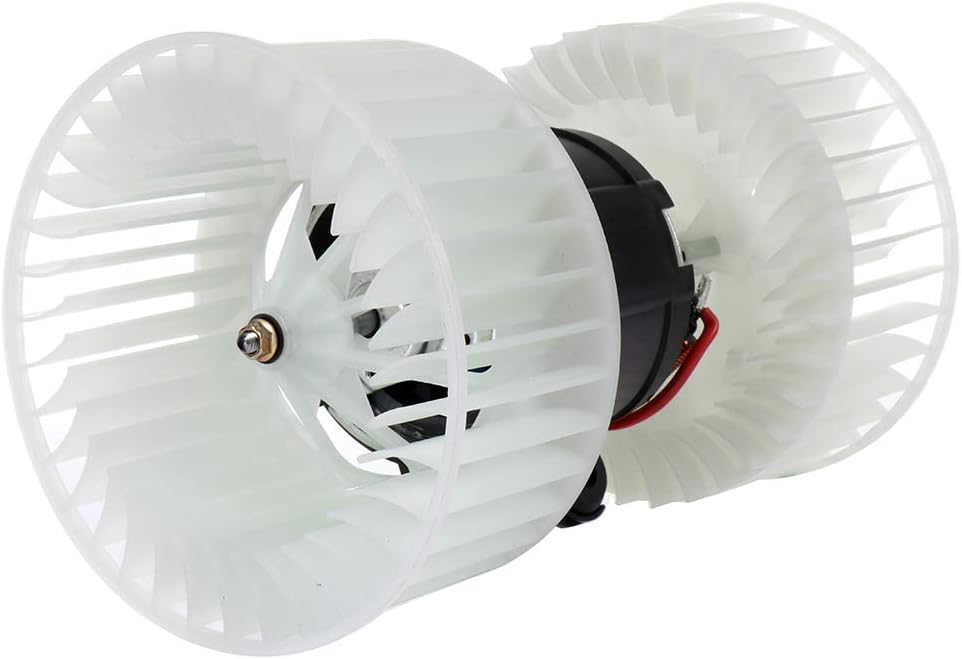 HVAC Plastic Heater Blower Motor with Fan Cage Compatible with BMW 525i (2001-2003), 528i (2000), 530i (2001-2003), 540i (2000-2003), X5 (2001-2006) - KUDUPARTS