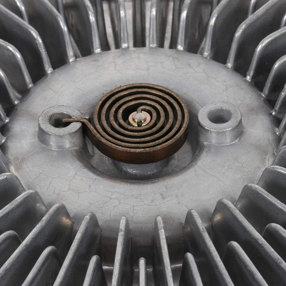 Engine Cooling Fan Clutch Replacement Compatible with 2002-2010 Chevrolet Silverado 1500/2500/3500 HD - KUDUPARTS