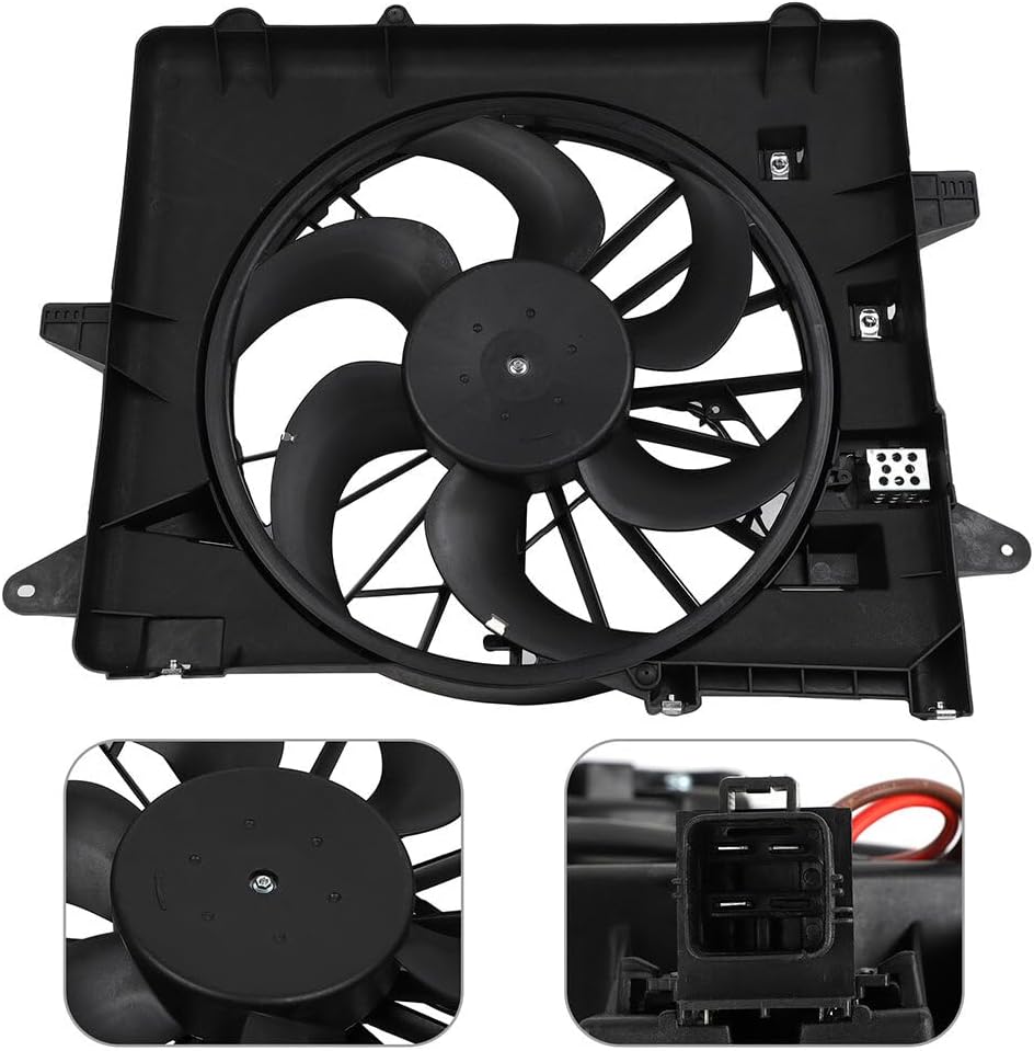 Radiator Cooling Fan Assembly Compatible with 2005-2014 Ford Mustang – 620-137, 621070 - KUDUPARTS