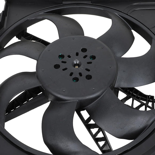Radiator Cooling Fan Assembly Compatible with Mini Cooper 2014-2019 | FA71642, 17427617609, 17428645861, 17428596240 - KUDUPARTS