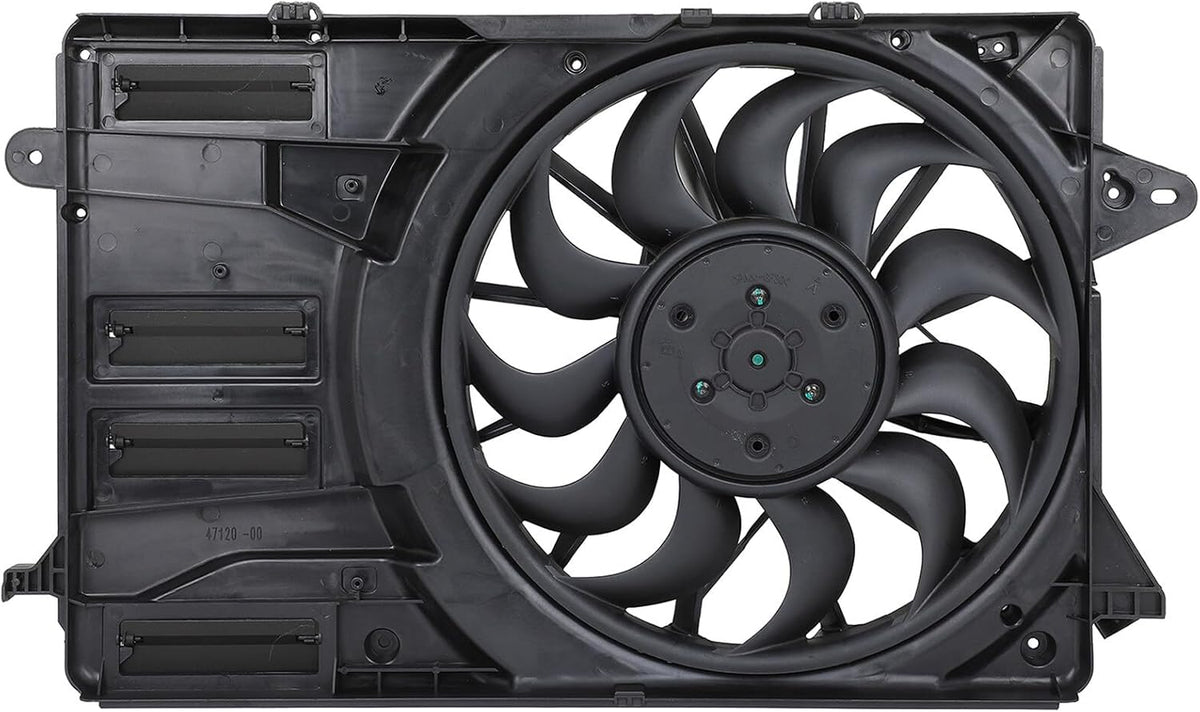 Radiator Cooling Fan Assembly Compatible with 2018-2019 Buick Lacrosse, 2016-2020 Chevrolet Malibu – 624090, 84297662 - KUDUPARTS