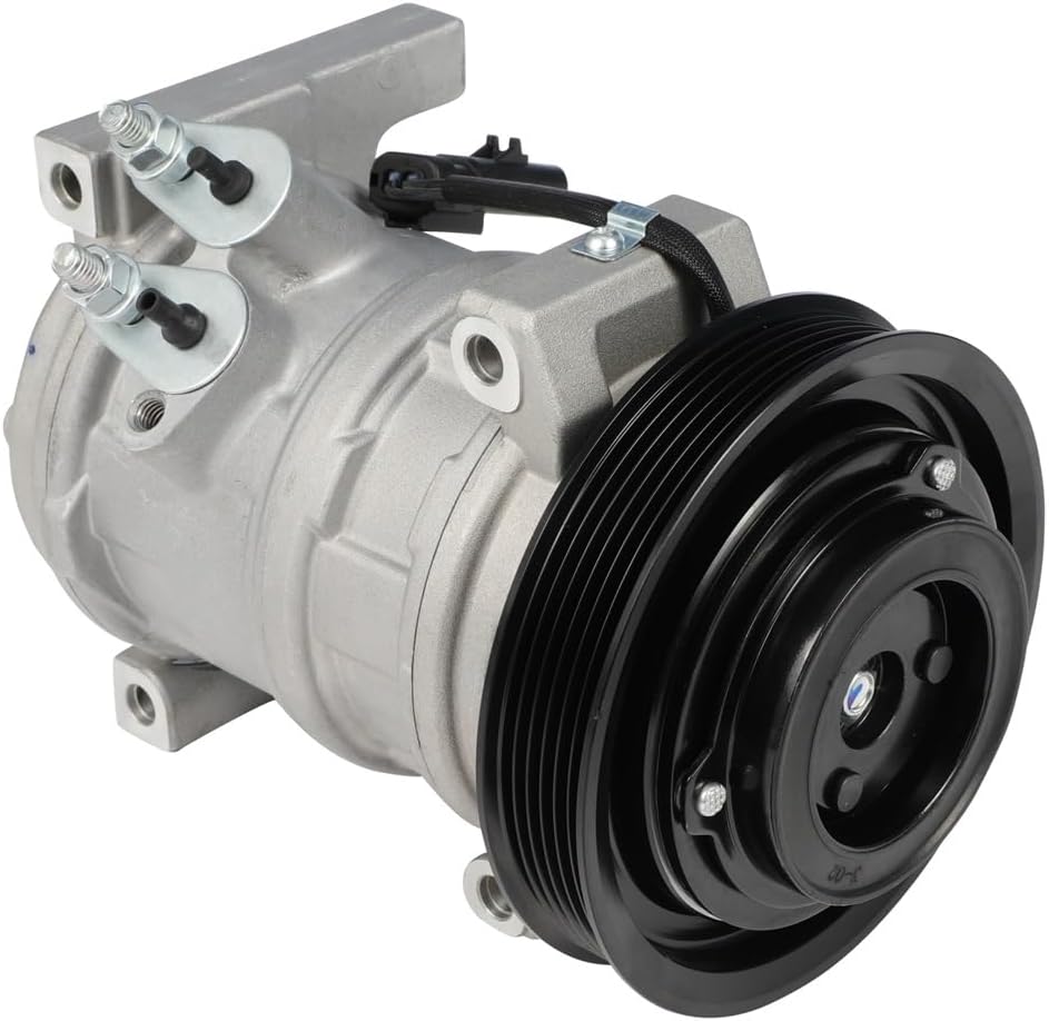 AC Compressor with Clutch – Fits Jeep Wrangler TJ 2.4L L4 2003–2006 - KUDUPARTS
