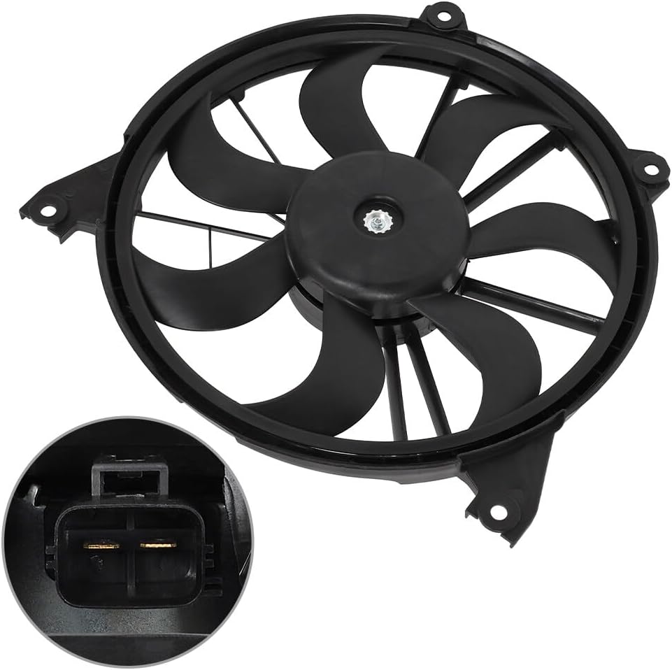 620-393 Cooling Fan & Radiator Assembly Replacement for 2009-2018 Dodge Journey - KUDUPARTS