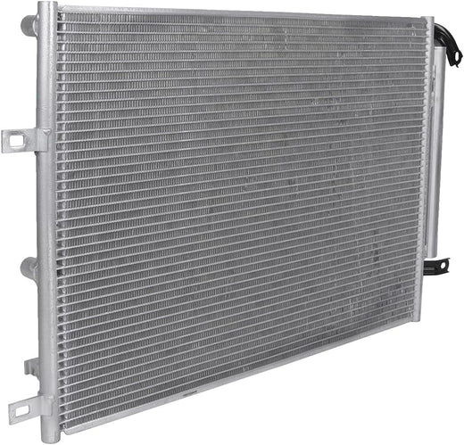 AC Condenser Compatible with 2014-2018 Jeep Cherokee Latitude/Sport/Limited/Trailhawk 4-Door – Radiator Cooling Fan Assembly, Replacement 4361, 52014775AB, CH3030251 - KUDUPARTS