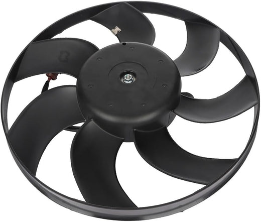 Radiator Cooling Fan Assembly Compatible with 2006-2013 Audi A3, 2009-2015 A3 Quattro, 2005-2010 TT Quattro - Replaces 34155006000, 621460, FA70776, 1K0121205AB, 1K0121205AB9B9 - KUDUPARTS