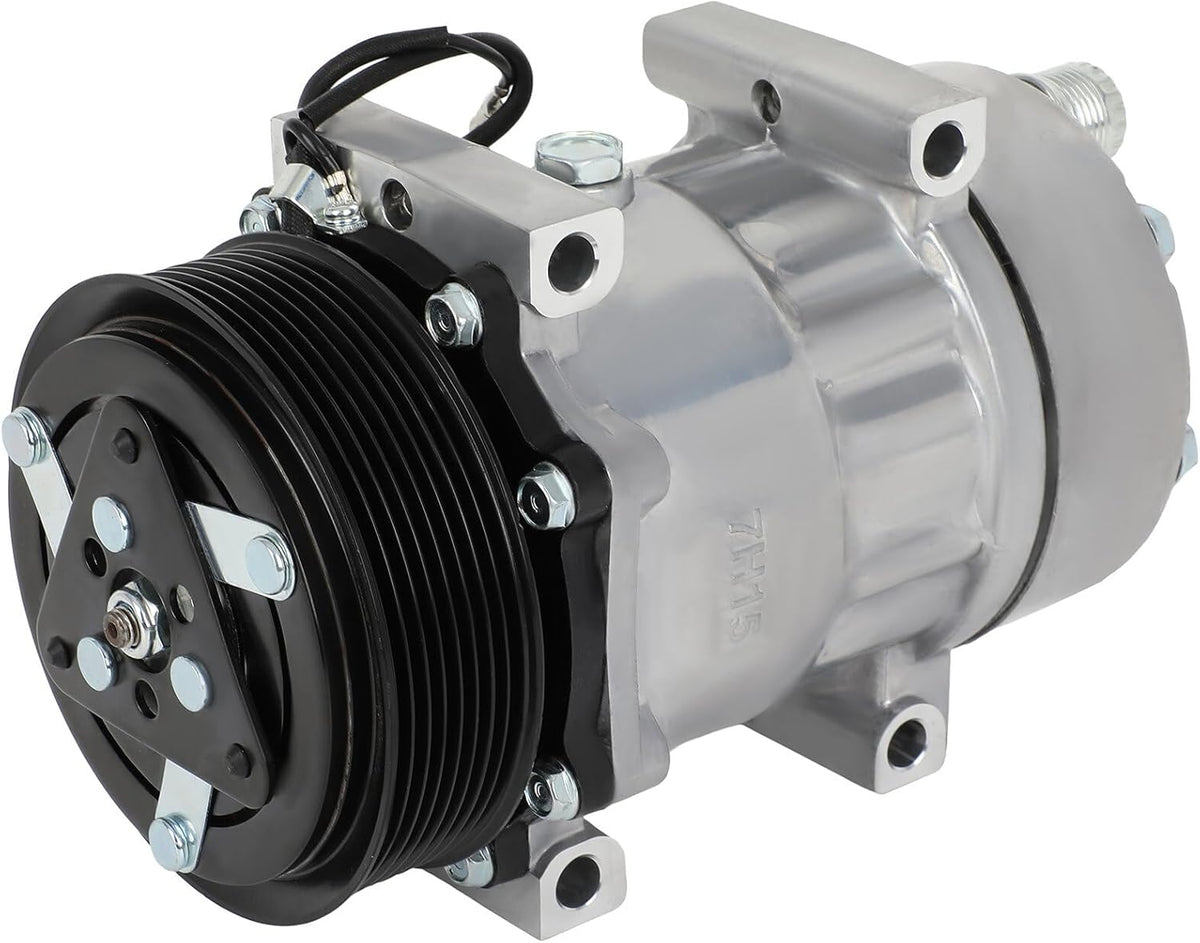 AC Compressor with Clutch – Compatible with Ford F-650 / F-750 5.9L 6.0L 7.2L 2004-2007 - KUDUPARTS