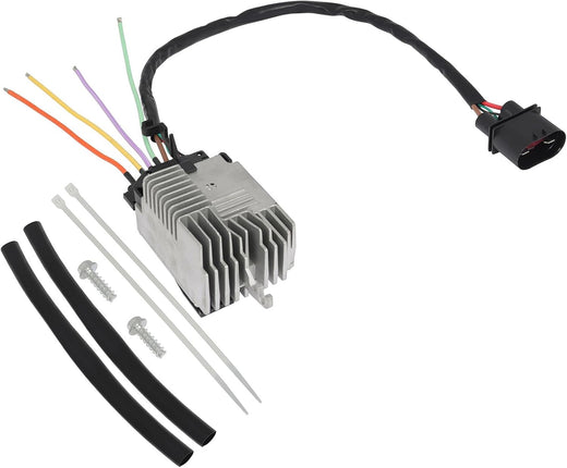 Radiator Cooling Fan Relay Control Module Compatible with 2002-2008 A4, 2002-2009 A4 Quattro, 2002-2003 A6 - KUDUPARTS