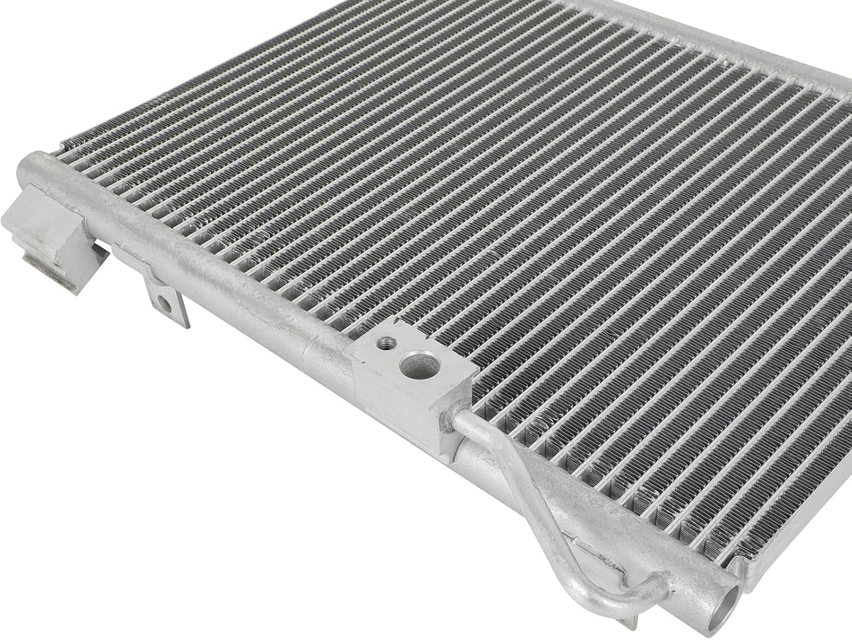 AC Condenser Compatible with 2002-2008 Dodge Ram 1500 & 2003-2008 Ram 2500 – Radiator Cooling Fan Assembly, Replacement for 4984, 4984C, CN 4984PFC, CN4984PFC, 7-4984 - KUDUPARTS