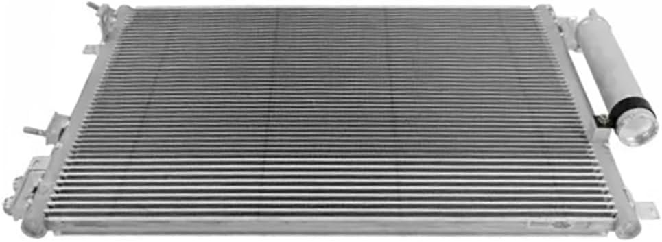 AC Condenser Compatible with 2008-2018 Dodge Challenger & 2005-2010, 2012-2014 Chrysler 300 – Radiator Cooling Fan Assembly, Replacement for 3237, 5137693AA, 5137693AB, 5137693AD, 5170743AA, - KUDUPARTS