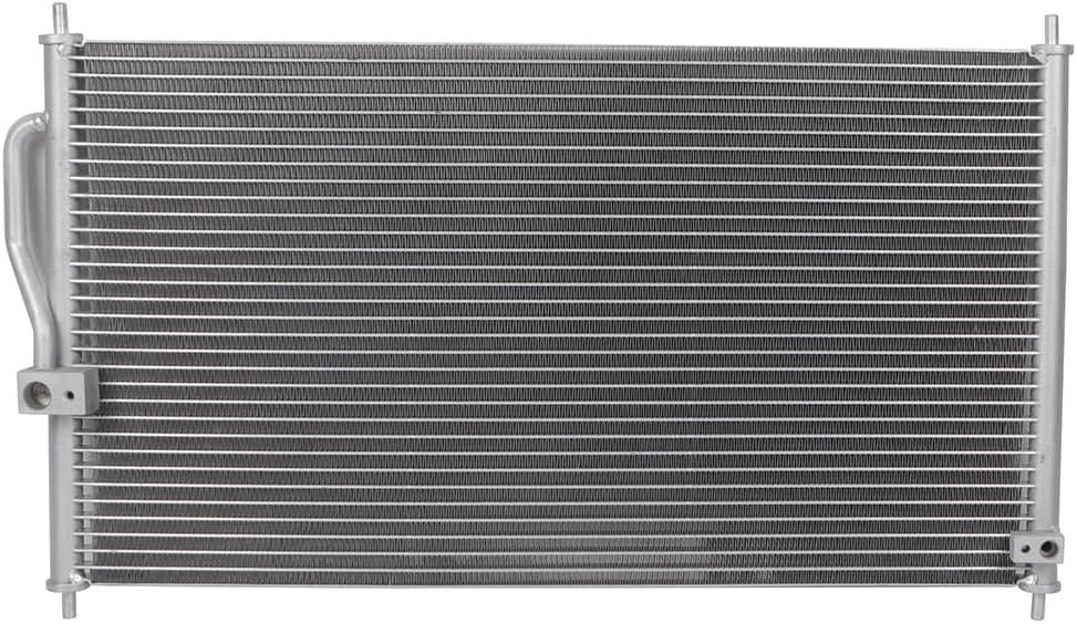 AC Condenser Compatible with 1994-2001 Acura Integra & 1997-2001 Honda CR-V | Radiator Cooling Fan Assembly | Replacement 4801, 80110ST7A21, 80110S10003, 80110ST7003, 80110SP7A21 - KUDUPARTS