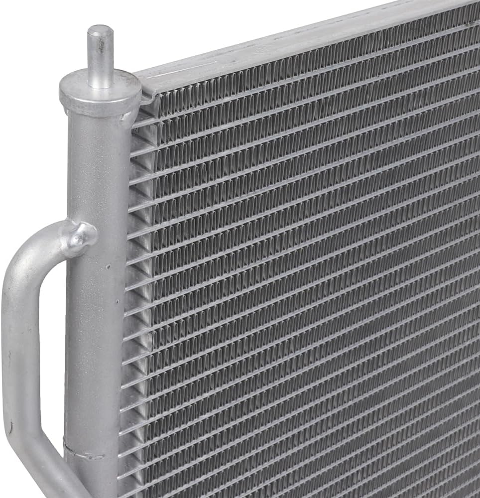 AC Condenser Compatible with 1994-2001 Acura Integra & 1997-2001 Honda CR-V | Radiator Cooling Fan Assembly | Replacement 4801, 80110ST7A21, 80110S10003, 80110ST7003, 80110SP7A21 - KUDUPARTS