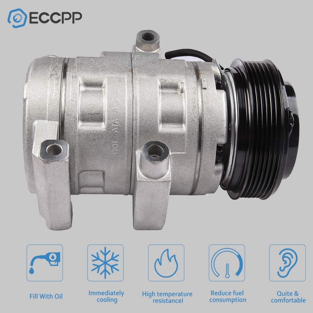 AC Compressor with Clutch Compatible with Ford Escape, Mazda Tribute, Mercury Mariner 2.3L 2.5L (2008-2012) - KUDUPARTS