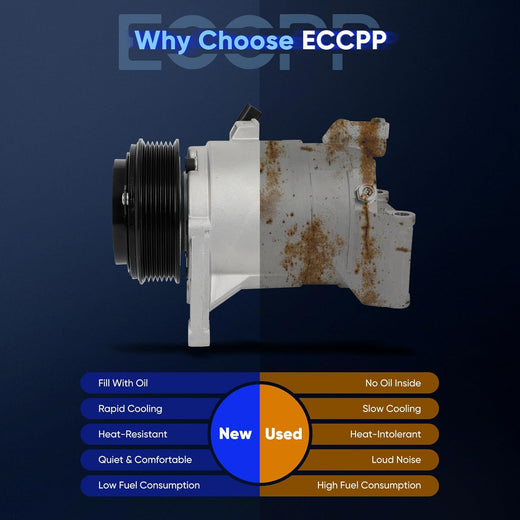 AC Compressor Compatible with Nissan Murano, Maxima, Quest, Pathfinder & Infiniti QX60 3.5L 2008-2015 – Fast Cooling - KUDUPARTS