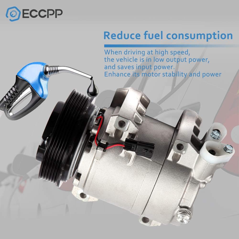 Nissan Rogue 2.5L 2008-2016 & Cabstar 2.5L 2008-2009 AC Compressor with Clutch - KUDUPARTS