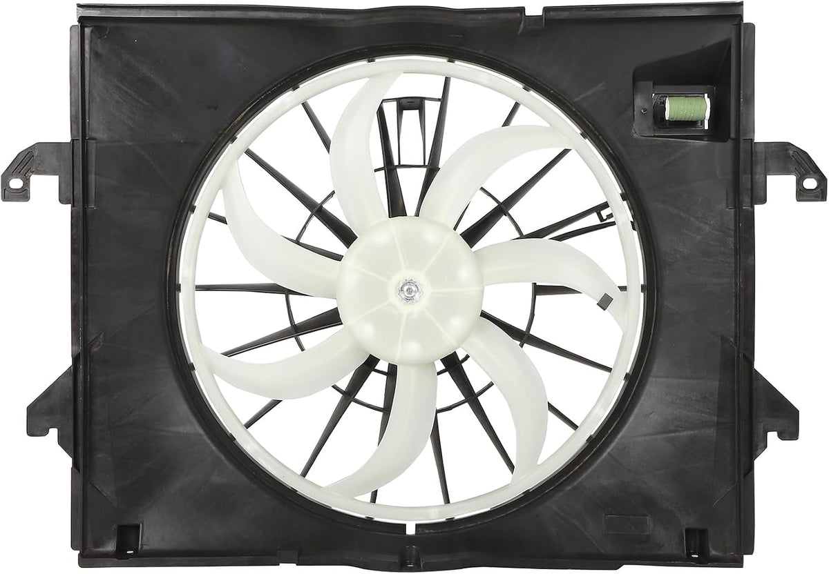 Radiator Cooling Fan Assembly Compatible with 2009-2012 Dodge Ram 1500 – Engine Cooling Fan Replacement (621410) - KUDUPARTS