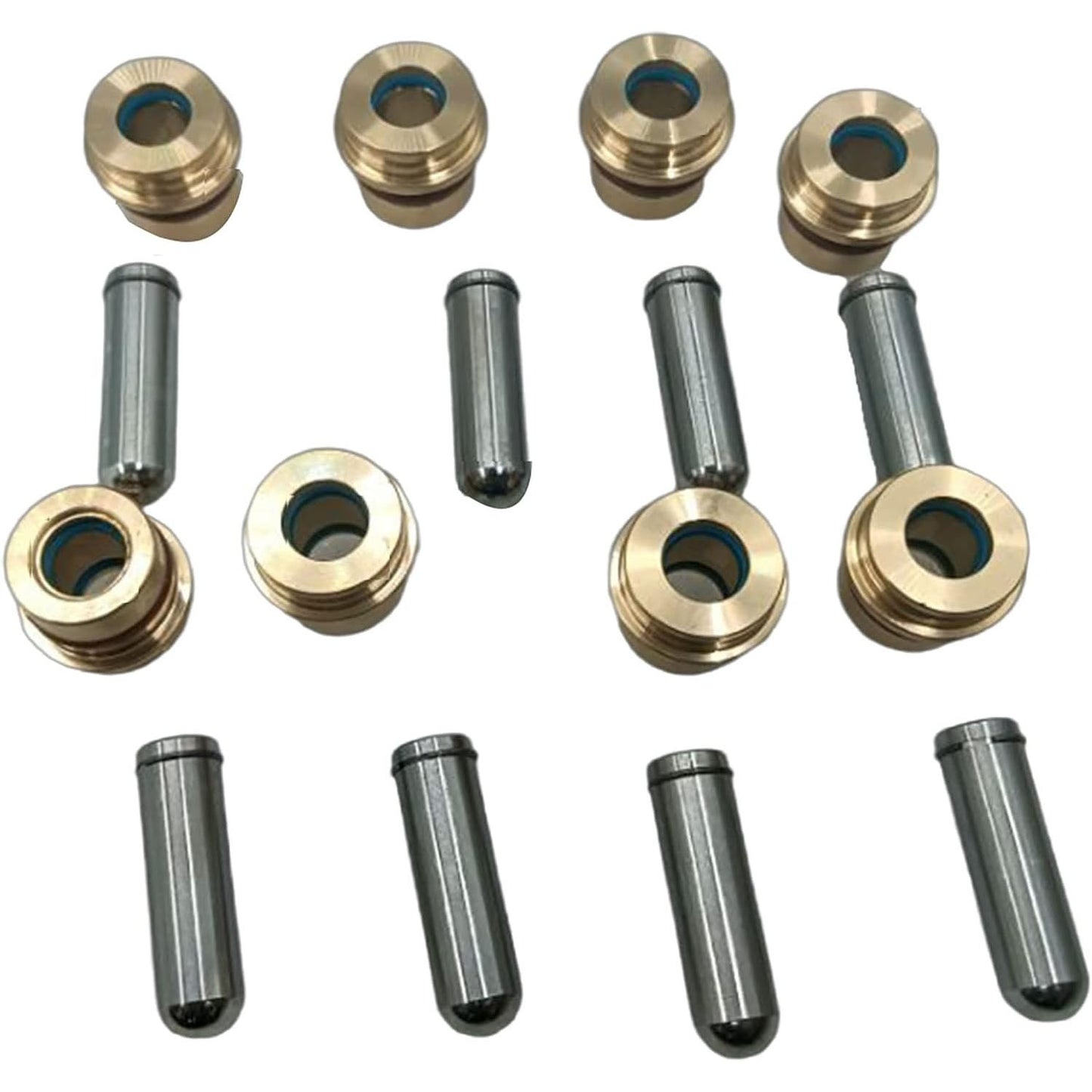 Lot de 8 poussoirs de vanne pilote 198-1076 pour excavatrices Caterpillar CAT 216B3 226B 236B 242B 247B 252B 268B 287B