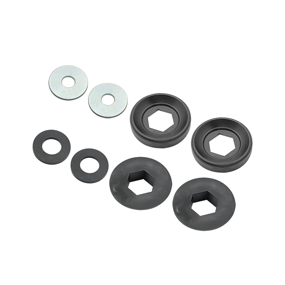 Kit de 8 rondelles d'espacement pour rotule d'amortisseur (références 5432872 et 5432871) pour Sportsman 450, 570, Ranger, Magnum, Trail Blazer, Hawkeye, Boss, Xpedition, Xpress et Big Boss.