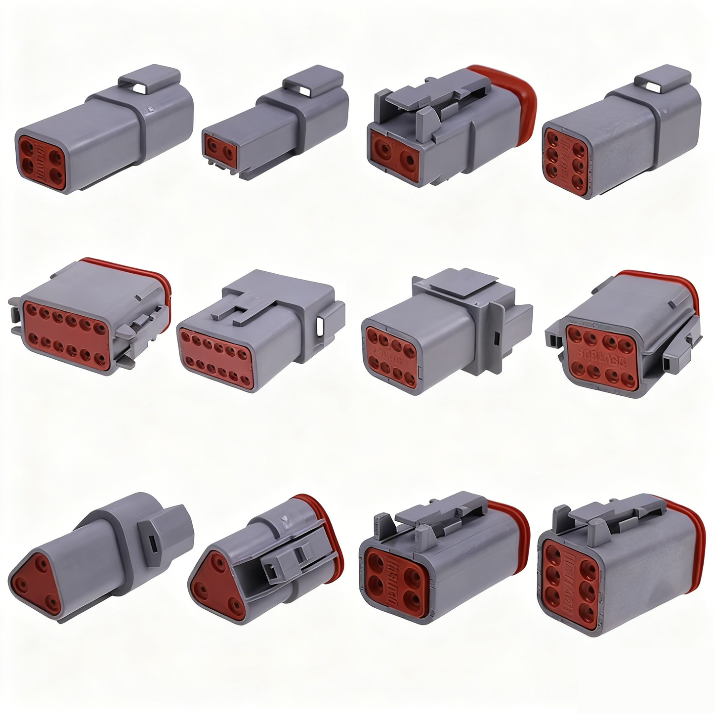 Kit de 450 connecteurs Deutsch DT pour câbles à contacts estampés de calibre 14-20 AWG