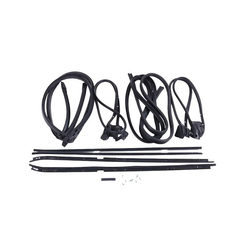 9Pcs Weatherstripping Seal Kit Wide Chrome for 81-88 Regal Cutlass RWD G-Body - KUDUPARTS