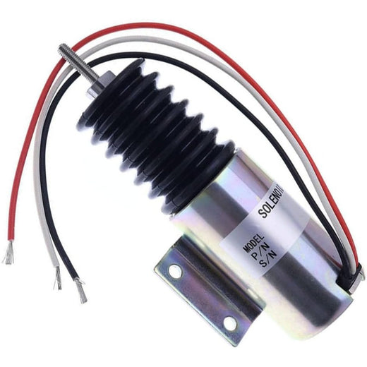 Solenoid 120-4187 for Caterpillar CAT PM-465 Cold Planer 3054C 3054T 3056 3116 Engine 24V - KUDUPARTS