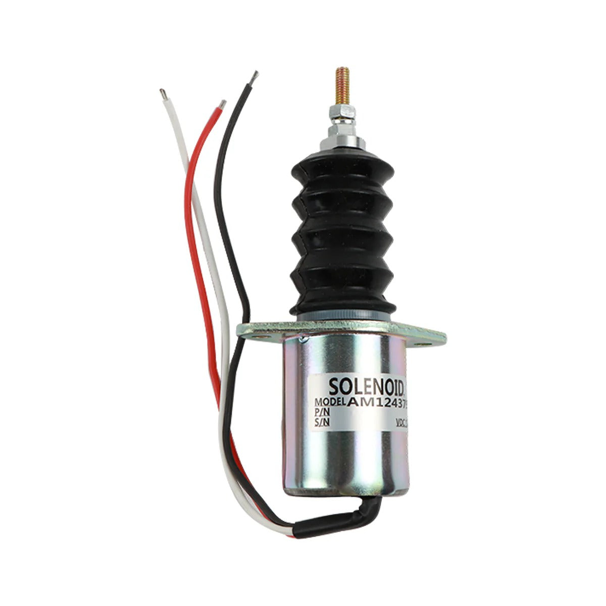 AM116779 Fuel Shut-off Solenoid With 3-Wire Connector for John Deere F1145 Mower - KUDUPARTS