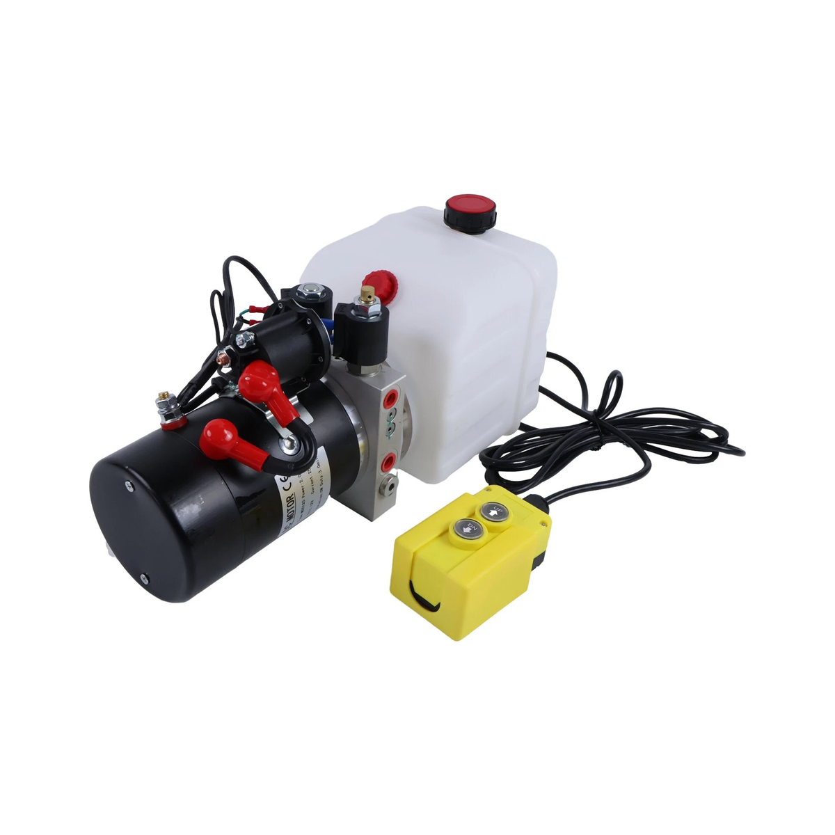 Aftermarket KTI Hydraulics DC-4442 3-Quart Double Acting 12V Hydraulic Pump for Dump Trailer - KUDUPARTS