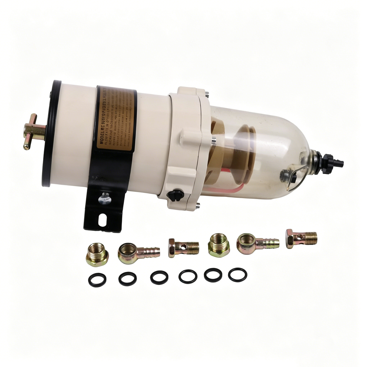 Aftermarket Racor 900 Series Fuel Filter Water Separator 900FG 900FH 900GPH for Volvo Engine D12 Truck FH12380 Bus B10M Scania With Hole