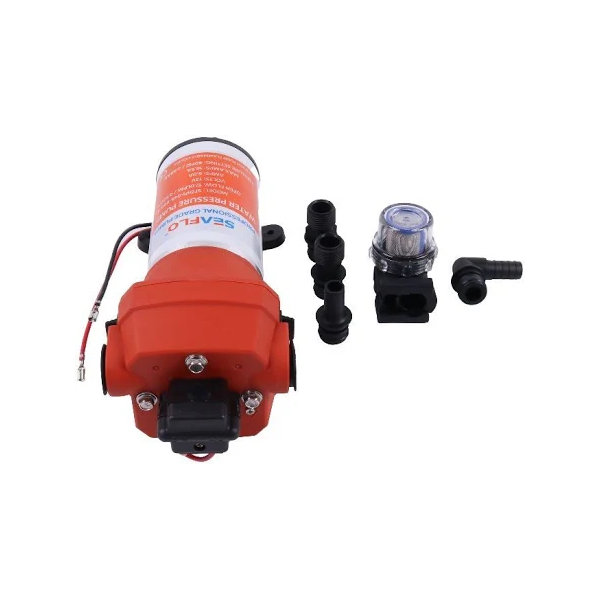 Aftermarket Seaflo SFDP1-045-040-41 12V 4-chamber Diaphragm Pump - KUDUPARTS