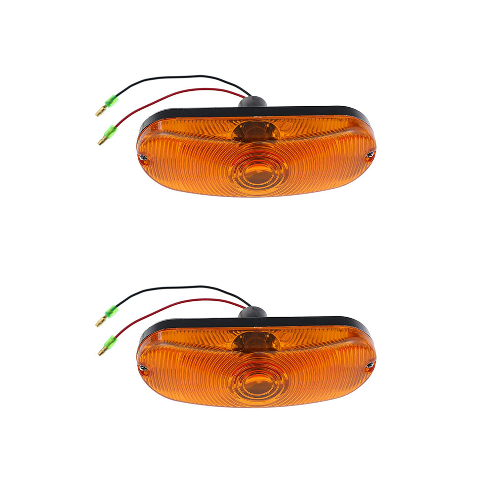 Amber Turn Signal Lamp D135384 Emergency Light Asembly For Case 580K 580L 580M 580N 585G 586H 586G(Ship to US Only) - KUDUPARTS
