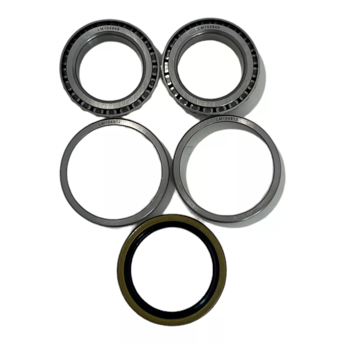 Axle Bearing and Seal Kit 6689775 6689638 6658228 for Bobcat 645 653 742 743 751 753 763 773 7753 873 S130 S150 S160 S175 S185 S205 S450 S510 S530 S550 S570 S590 S595 - KUDUPARTS
