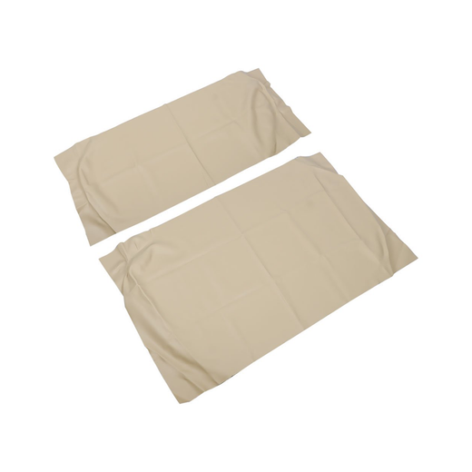 Beige Front Seat Cushion Cover Set for Club Car DS 2000.5-Up Golf Cart - KUDUPARTS