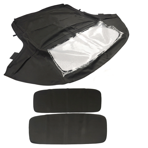Black Convertible Soft Top BM-33902 54318411121 for BMW Z3 E36 1996-2002 - KUDUPARTS