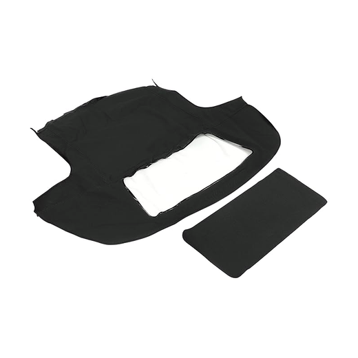 Black Convertible Soft Top GEO6481-0265 for Suzuki Swift Geo Metro Pontiac Firefly - KUDUPARTS