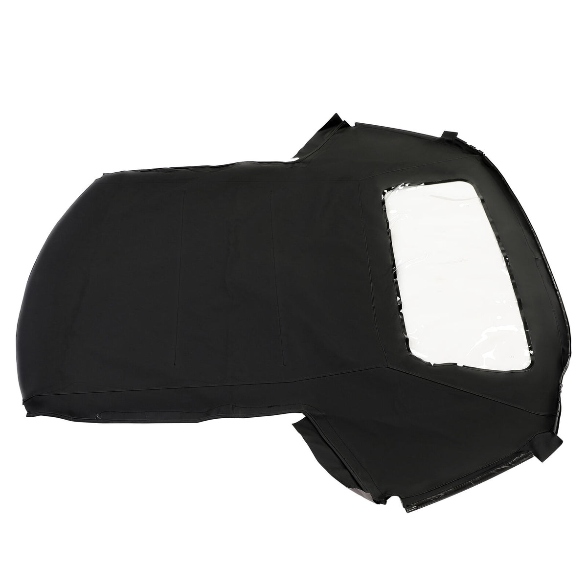 Black Convertible Soft Top MBZ1076845 MBZ1076845 for Mercedes-Benz R107 560SL 380SL - KUDUPARTS