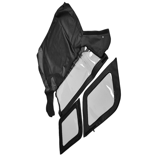 Black Convertible Soft Top T003-2993 for Kia Sportage - KUDUPARTS