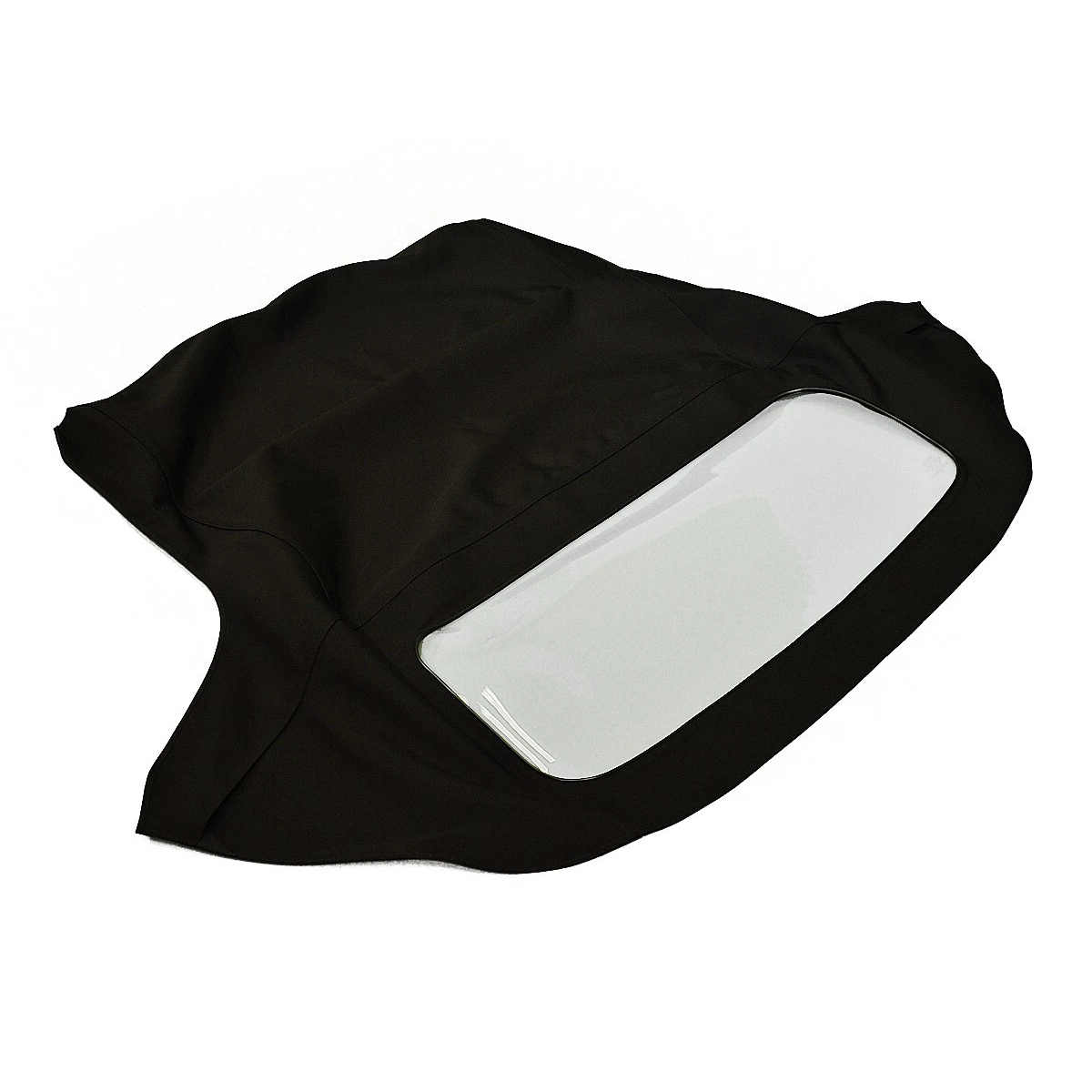 Capote souple noire décapotable avec lunette arrière en plastique AF9940-440 pour Alfa Romeo Spider