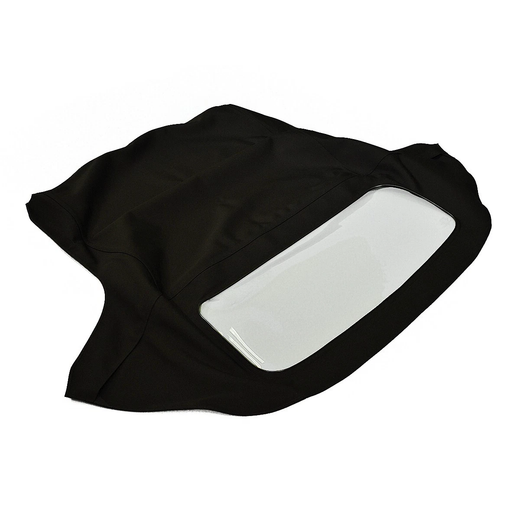 Black Convertible Soft Top With Plastic Window AF9940-440 for Alfa Romeo Spider - KUDUPARTS