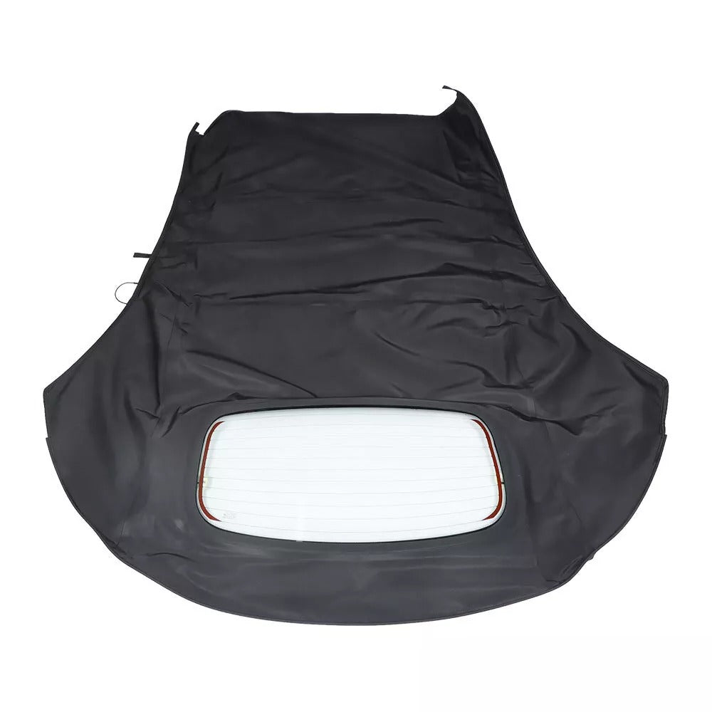 Black Convertible Soft Top wDOT Appv Window VW-440-3V for Volkswagen VW Beetle 2003-2010 - KUDUPARTS