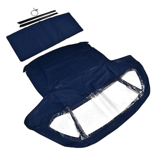 Blue Convertible Soft Top MBZ1074651-651 MBZ107546-11 for Mercedes Benz R107 560SL 380SL - KUDUPARTS
